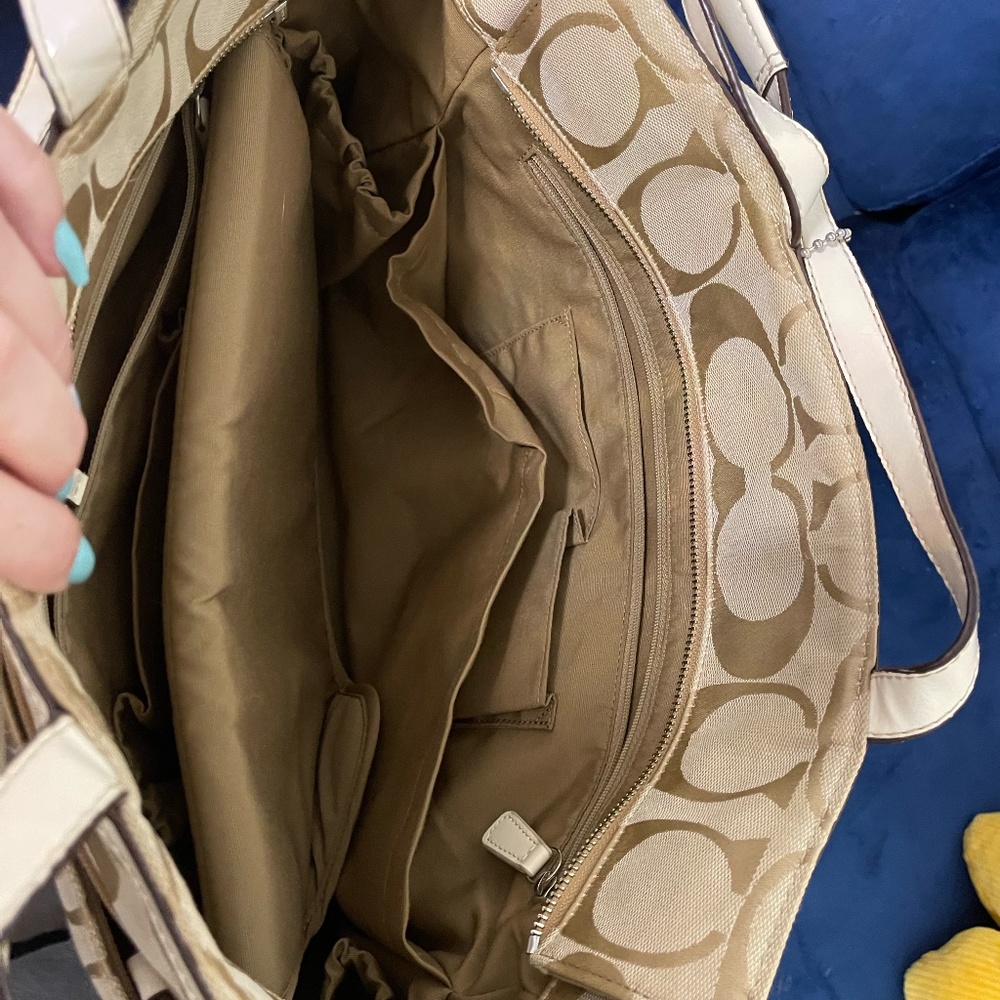 Coach Diaper/Computer Bag Signature C - image 5